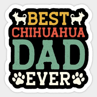 Best Chihuahua Dad Ever Sticker